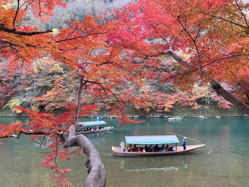 View of Arashiyama Park (Sagaogurayama Park) in Arashiyama, KYO