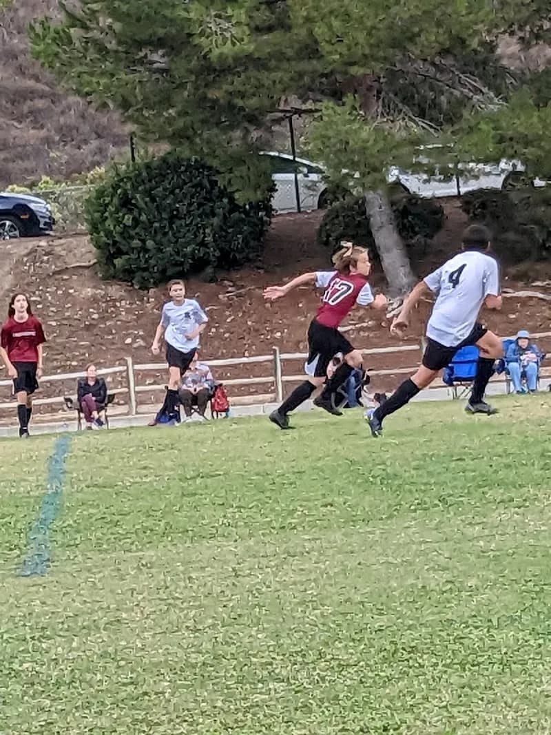 View of Arbolitos Sports Fields in Poway, CA