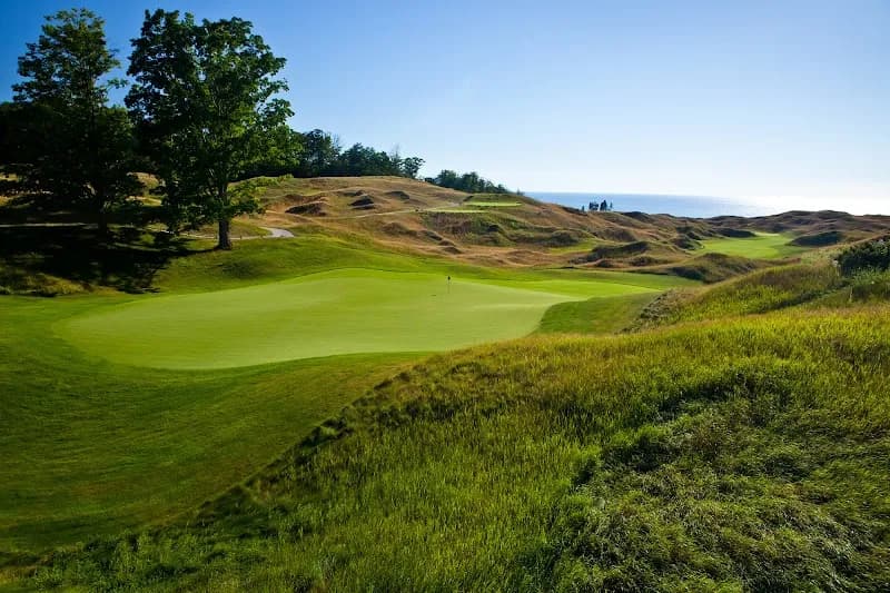 View of Arcadia Bluffs Golf Club in Arcadia, MI