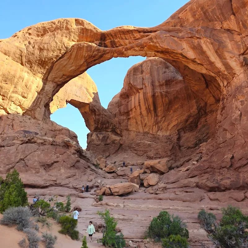 View of Arches National Park in Moab, UT