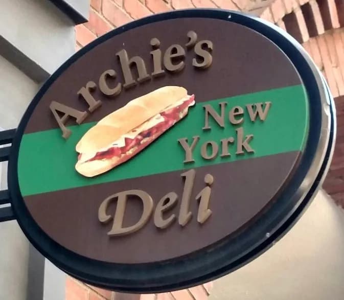 View of Archie's New York Deli in Boston, MA