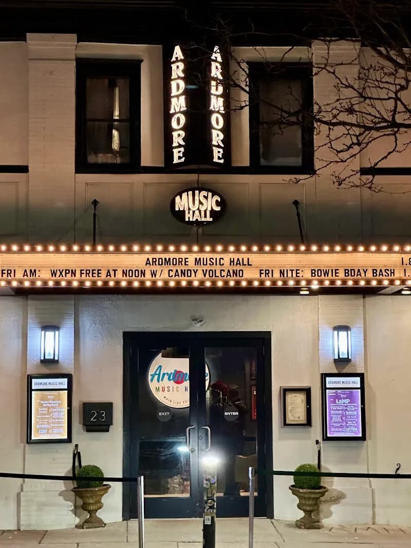View of Ardmore Music Hall in Ardmore, PA