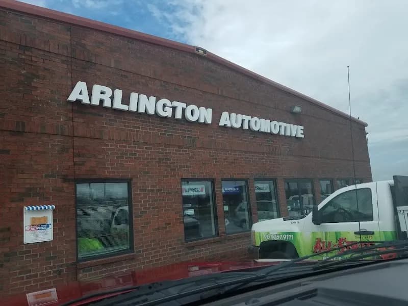 View of Arlington Automotive - a Main Street Auto shop in Arlington, TN