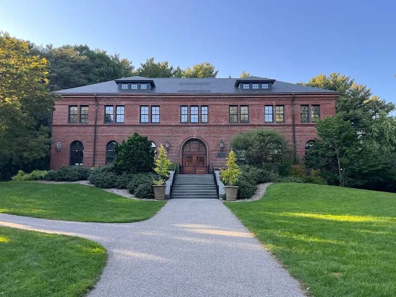 View of Arnold Arboretum of Harvard University in Boston, MA