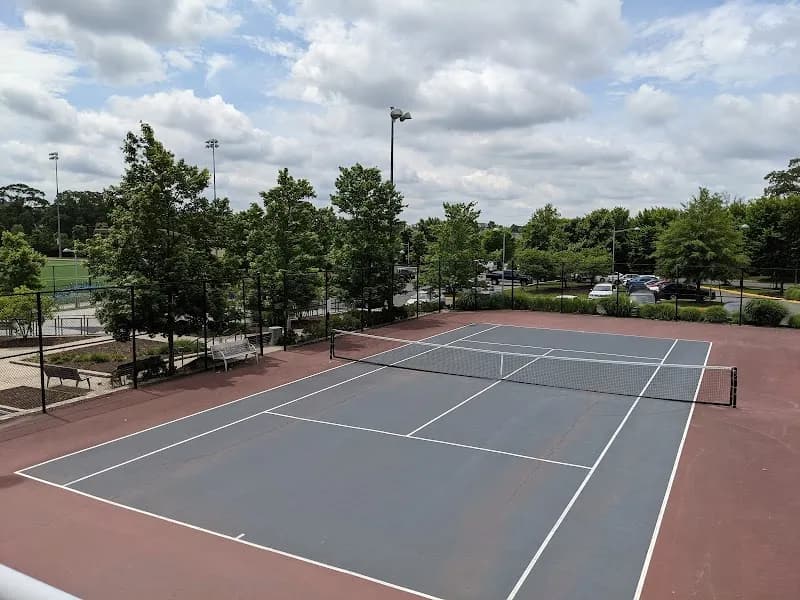 View of Arrowbrook Centre Park Soccer Field in Herndon, VA