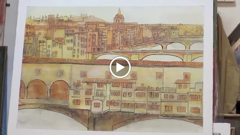 View of Art Gallery Studio Iguarnieri Florence in Settignano, Tuscany