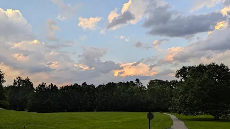 View of Ashbridge Park in Bryn Mawr, PA
