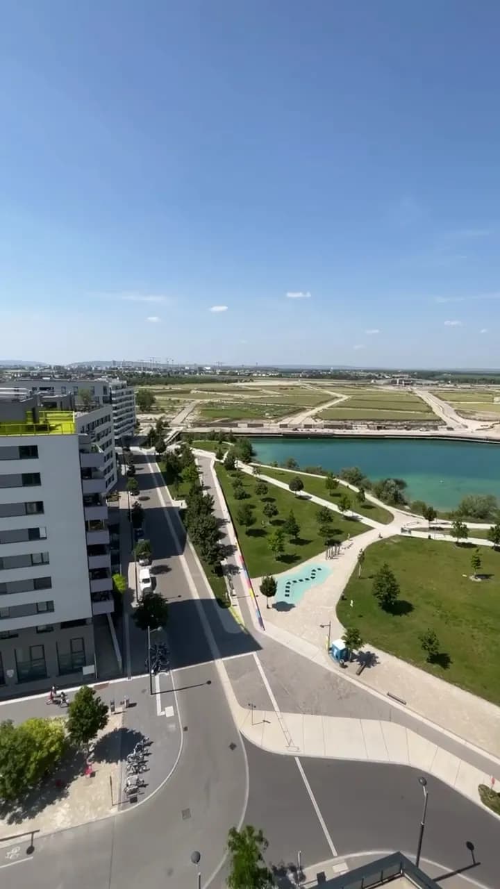 View of Asperner See Seestadt in Aspern, VIE