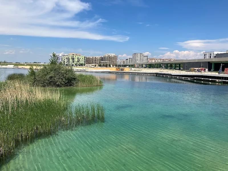 View of Asperner See Seestadt in Aspern, VIE