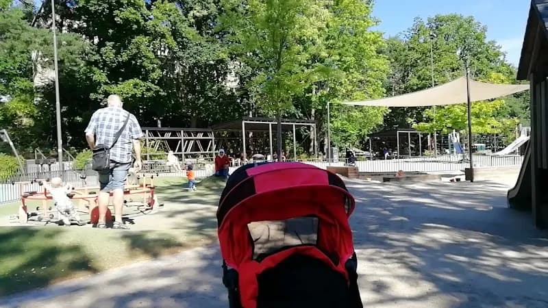 View of Aspuddsparken in Stockholm, STK