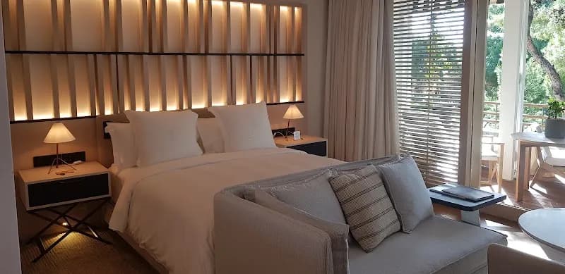 View of Astir Beach in Athens, ATT