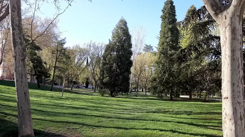 View of Asturias Park in Rivas-Vaciamadrid, Madrid