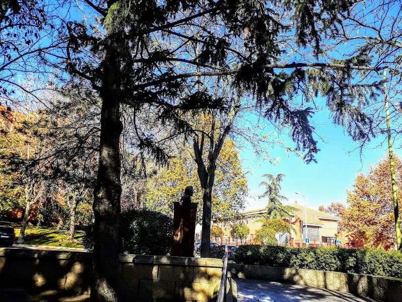 View of Asturias Park in Rivas-Vaciamadrid, Madrid