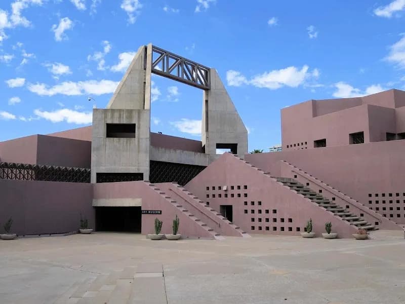 View of ASU Art Museum in Tempe, AZ