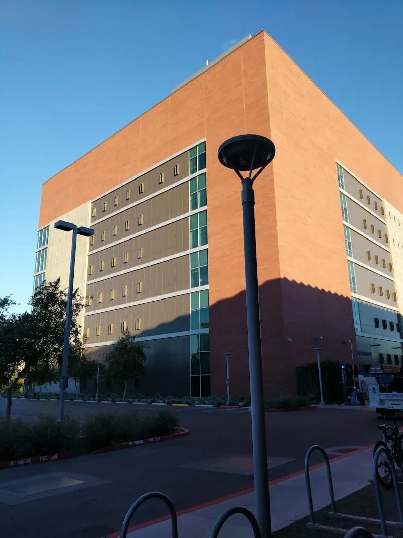 View of ASU School of Earth and Space Exploration in Tempe, AZ