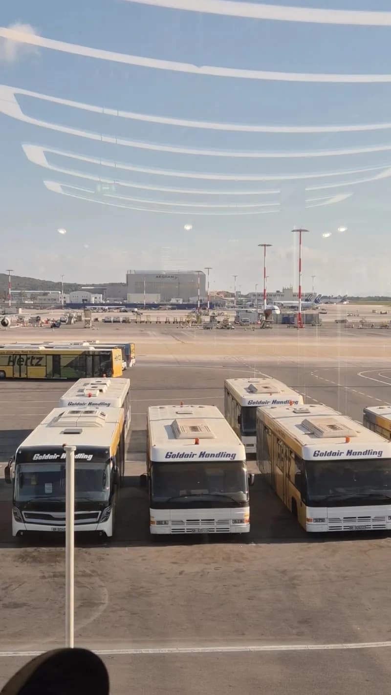 View of Athens International Airport "Eleftherios Venizelos" in Spata, AT