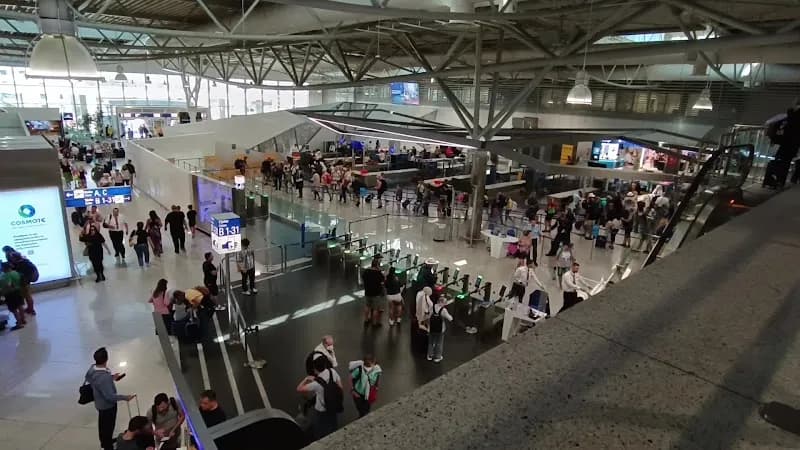 View of Athens International Airport "Eleftherios Venizelos" in Spata, AT