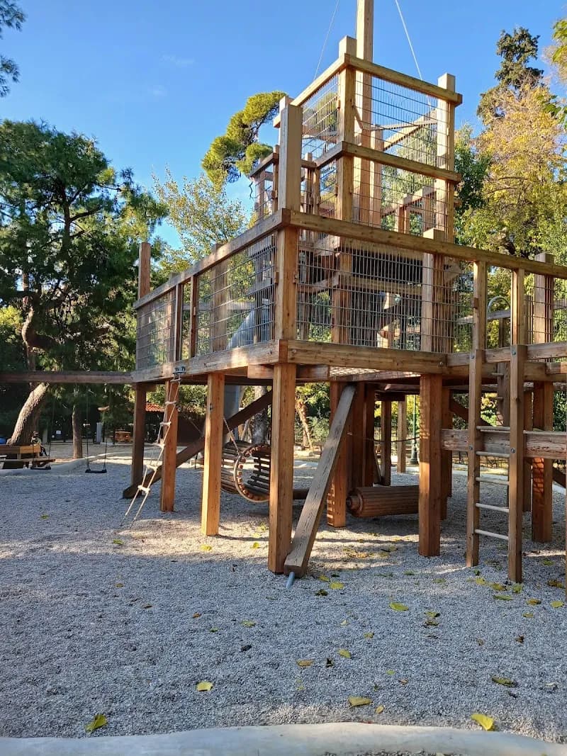 View of Athens National Garden Playground in Athens, ATT