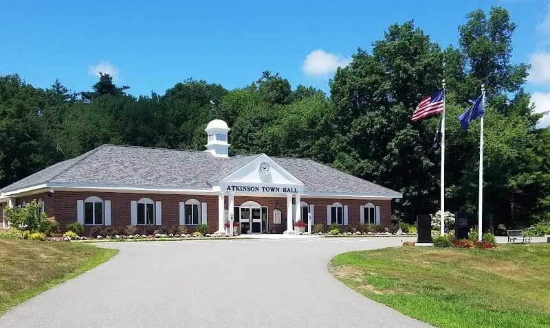View of Atkinson Town Hall in Atkinson, NH
