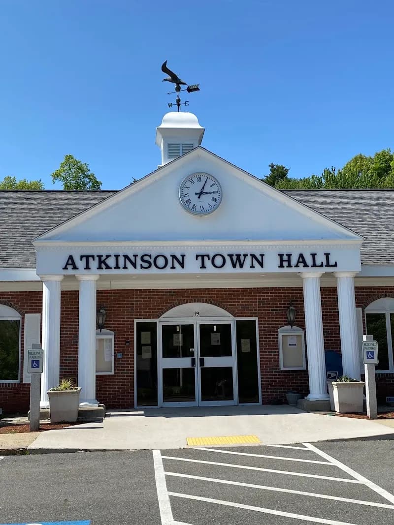 View of Atkinson Town Hall in Atkinson, NH