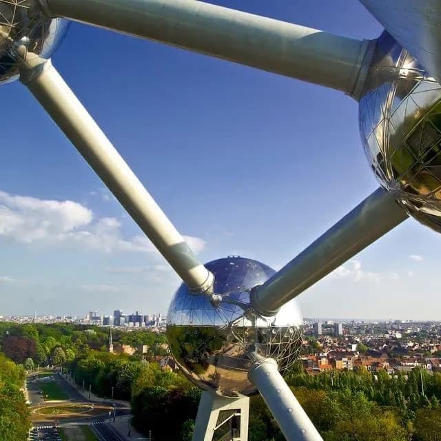 View of Atomium in Brussels, BRU