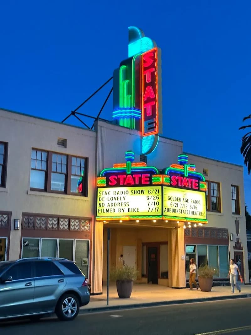 View of Auburn State Theatre in Lincoln, CA