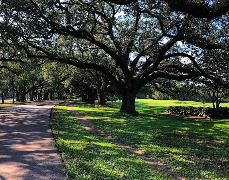 View of Audubon Park in Uptown, LA