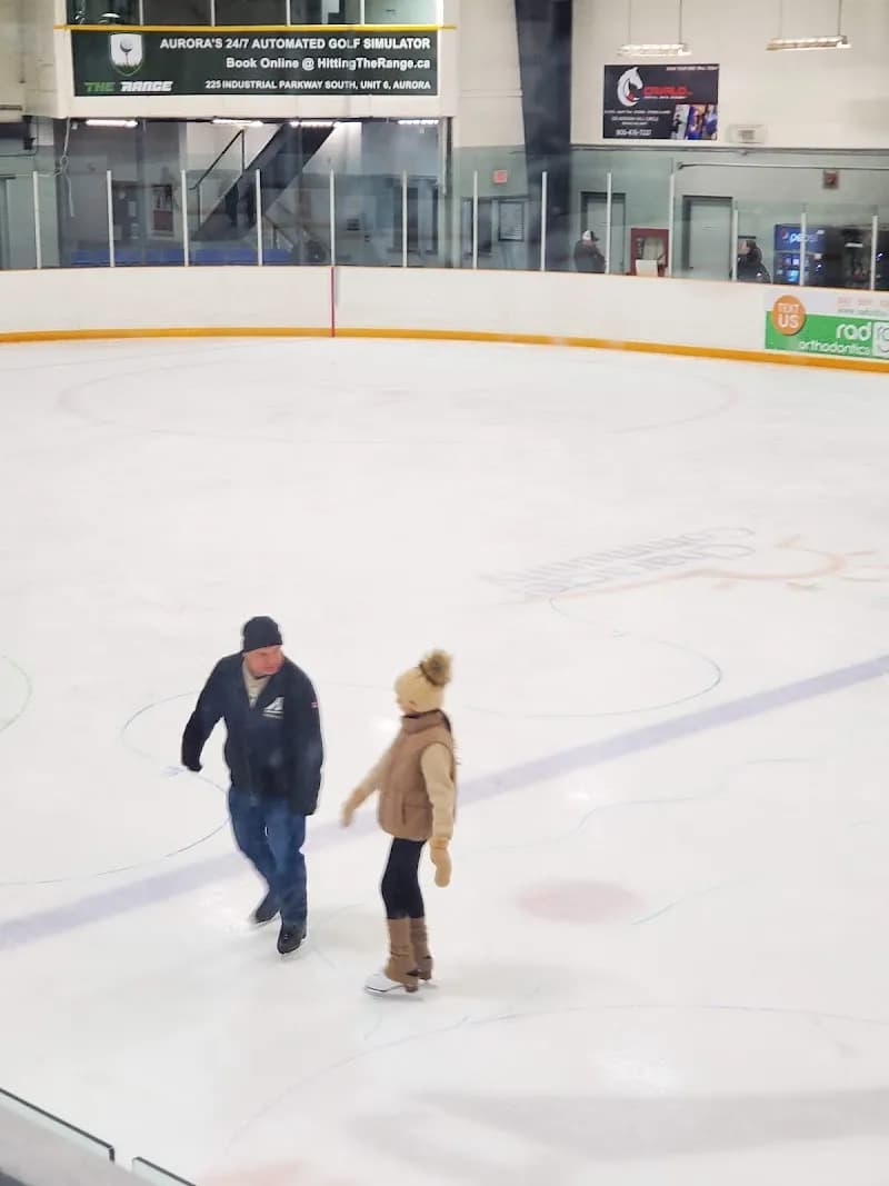 Aurora Family Leisure Complex skateboard park in Aurora, ON