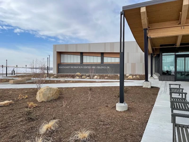View of Aurora Southeast Recreation Center and Fieldhouse in Aurora, CO