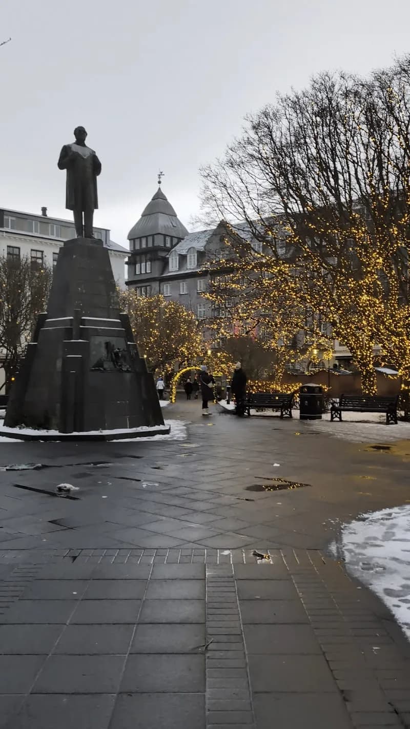 View of Austurvöllur in Árneshreppur, CR