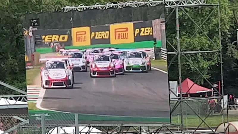 View of Autodromo Nazionale Monza in Monza, Lombardy