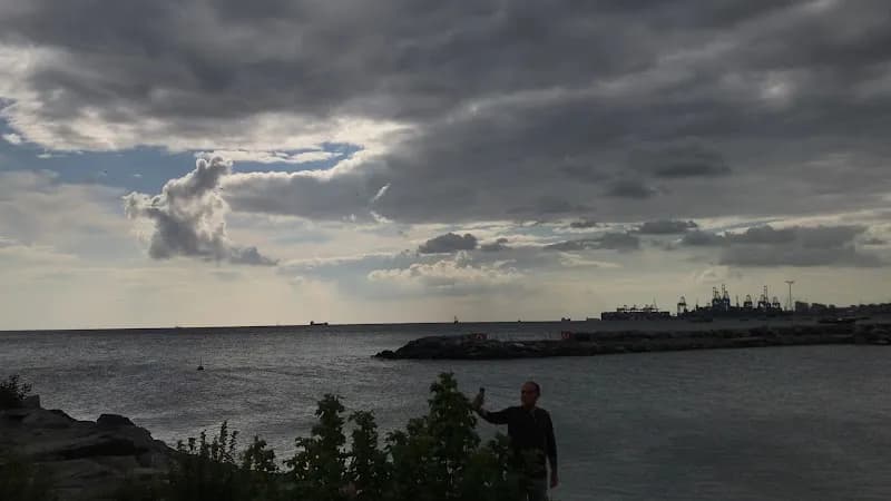 View of Avcilar Coastal Park in Avcılar, Istanbul
