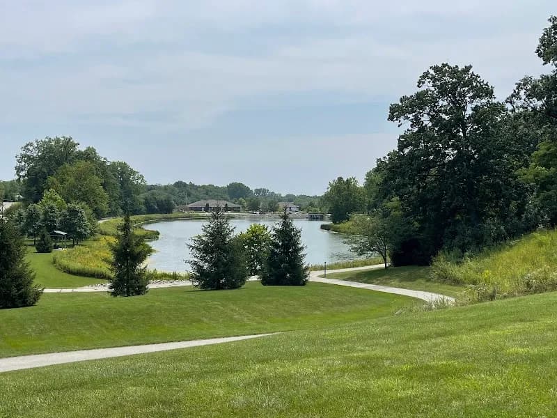 View of Avon Town Hall Park in Avon, IN