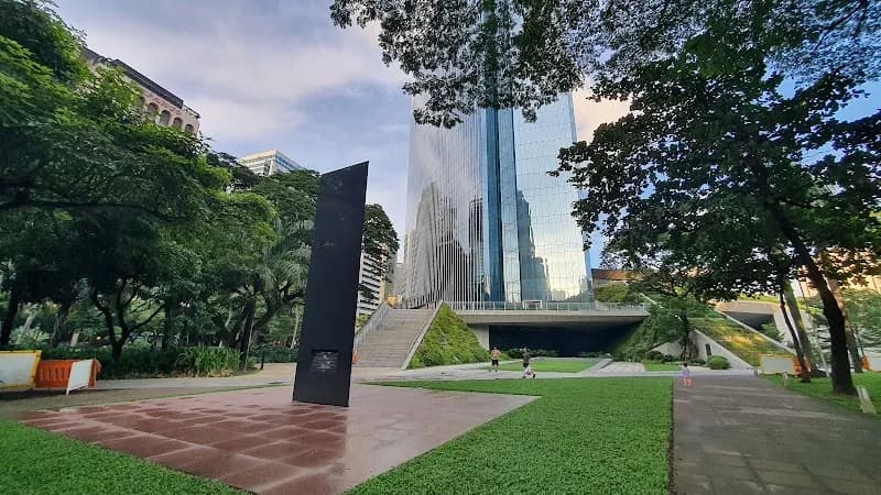 View of Ayala Triangle Gardens in Makati, NCR