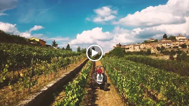 View of Azienda Agricola Montefioralle Winery in Impruneta, Tuscany