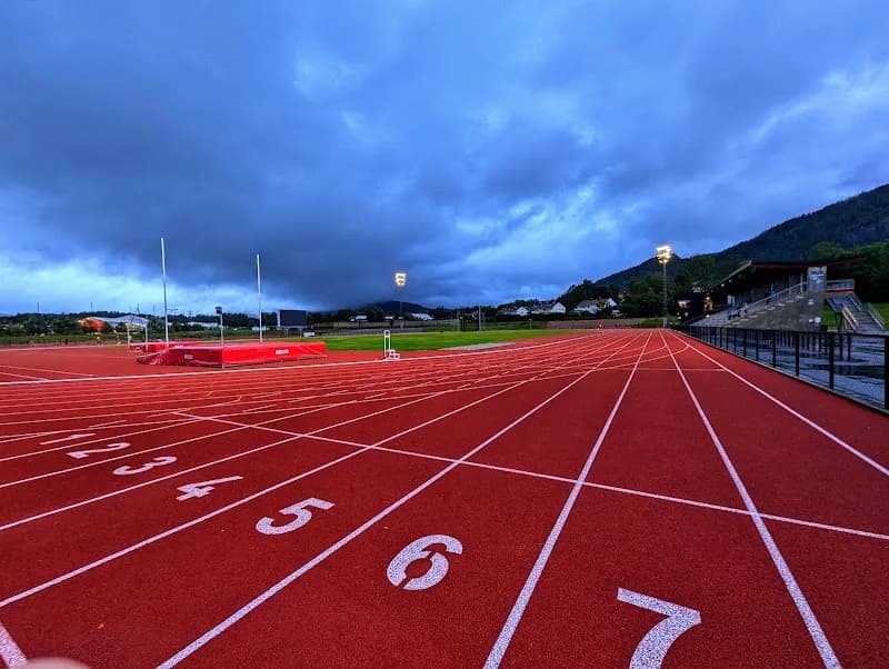 View of Bærum Idrettspark in Barum, Oslo