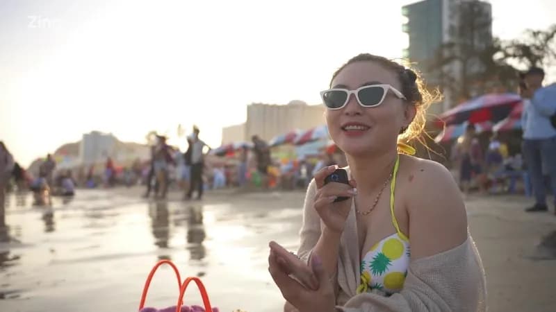 View of Back beach in Vung Tau, HCMC