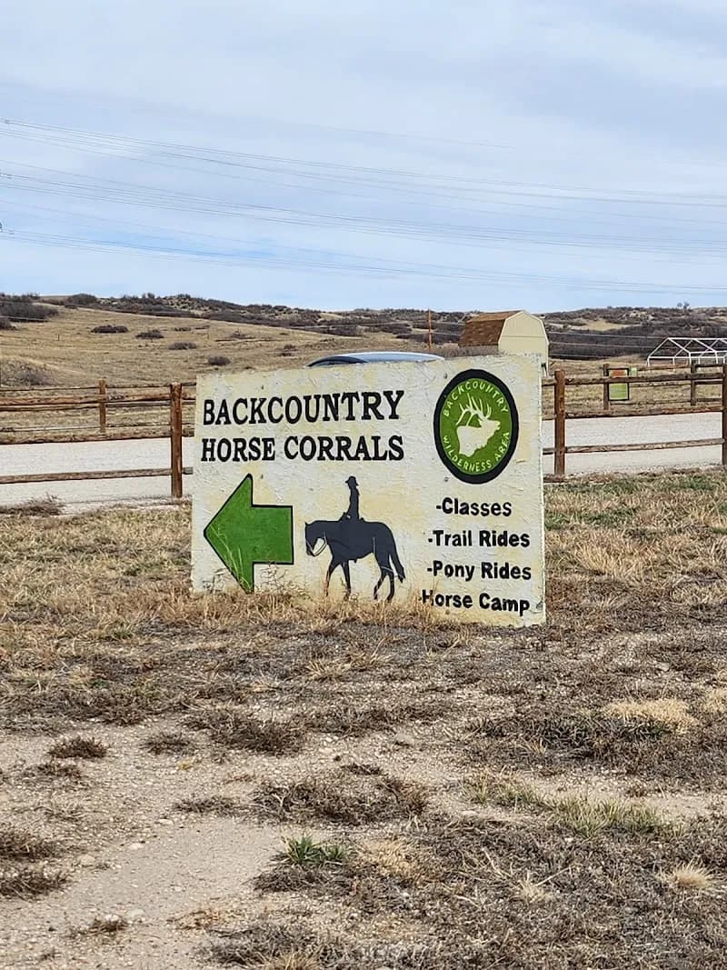 View of Backcountry Wilderness Area Horse Corrals in Highlands Ranch, CO