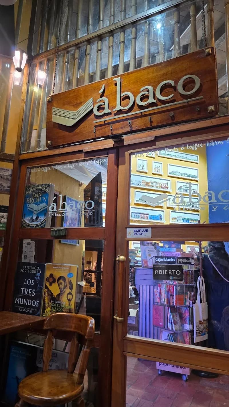 Ábaco Libros y Café book store in Arroyo Grande, Bolivar