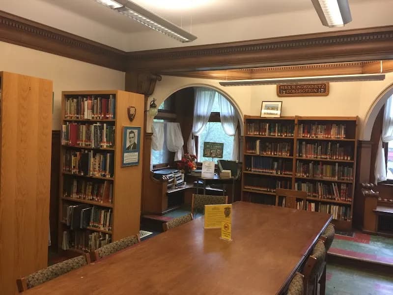 View of Bacon Memorial District Library in Wyandotte, MI