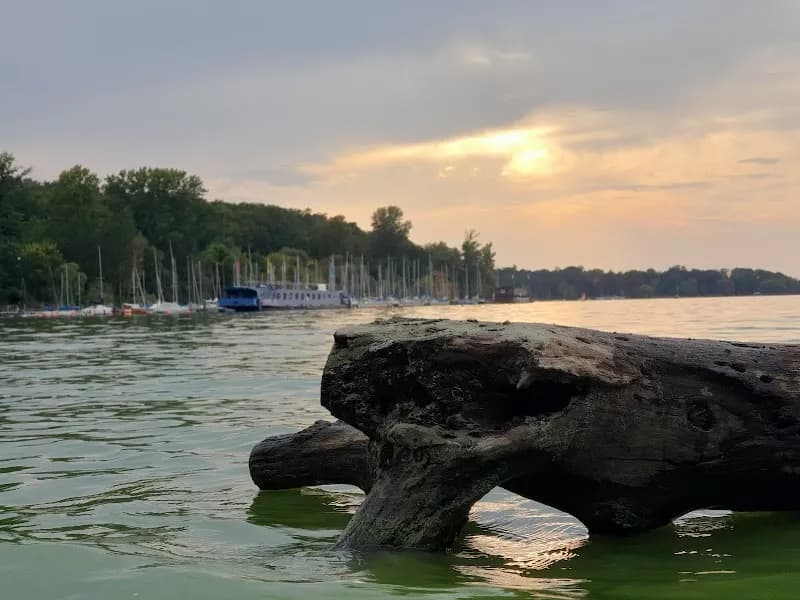 View of Badestelle Große Steinlanke in Wannsee, BE