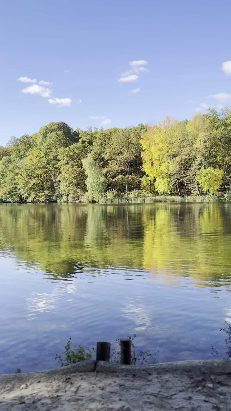 View of Badestelle Krumme Lanke in Lichterfelde, BE