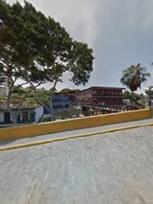 View of Bajada de Baños in Barranco, Lima