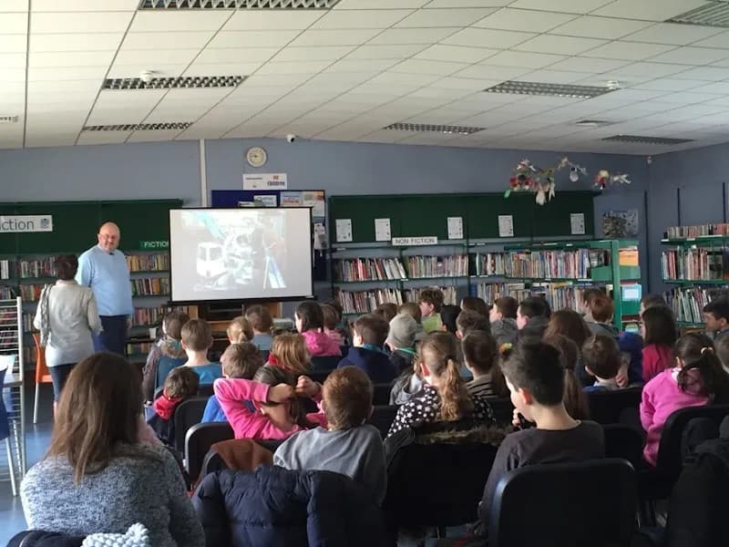 View of Ballymun Library in Ballymun, D