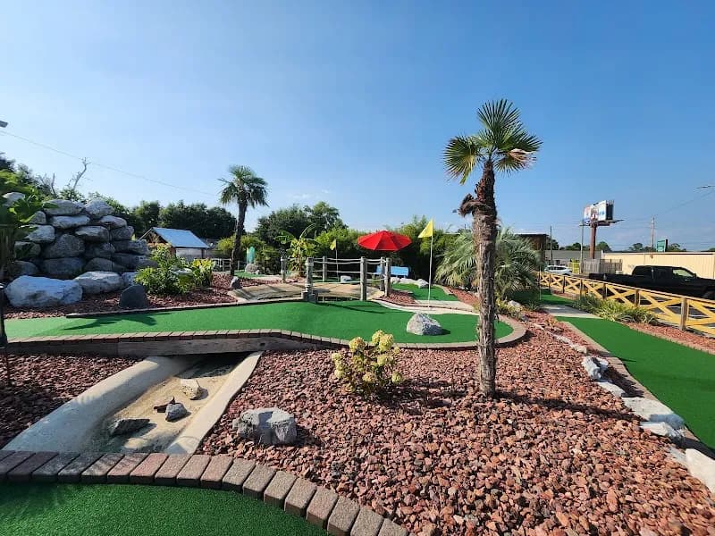 View of Bananas Mini Golf & Arcade in Hattiesburg, MS