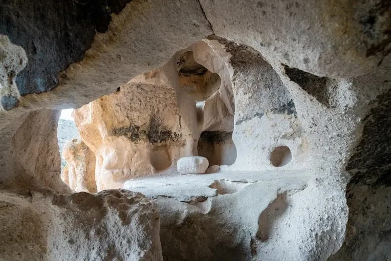 View of Bandelier National Monument in Santa Fe, NM