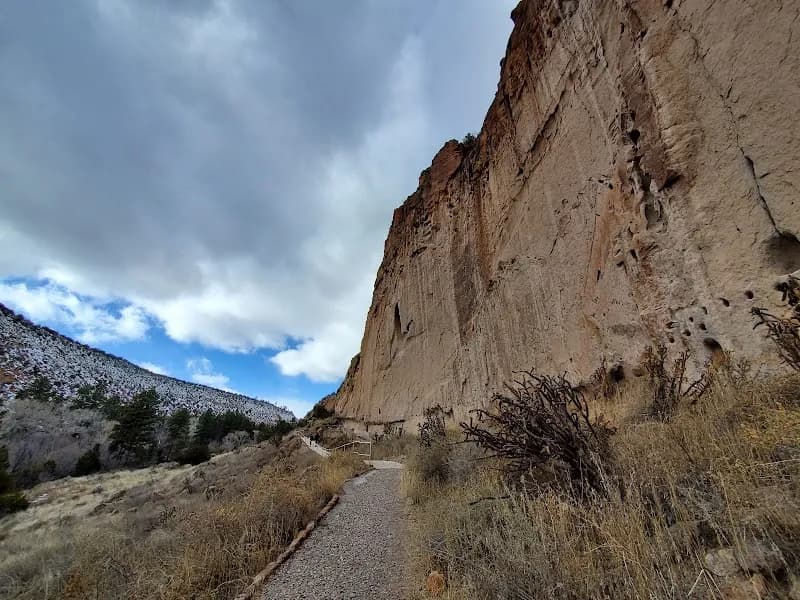 View of Bandelier National Monument in Santa Fe, NM