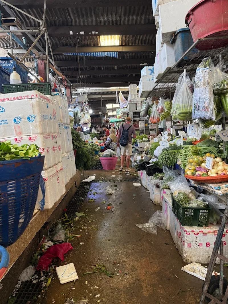 View of Bang Kapi Market in Bangkapi, BKK