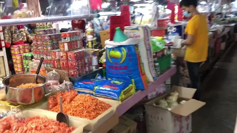 View of Bang Kapi Market in Bangkapi, BKK