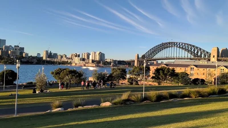 View of Barangaroo Reserve in Sydney, NSW